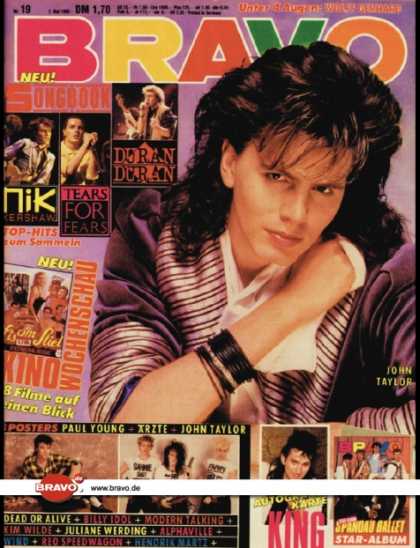 Bravo - 19/85, 02.05.1985 - John Taylor (Duran Duran)
