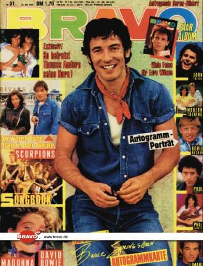 Bravo - 31/85, 25.07.1985 - Bruce Springsteen