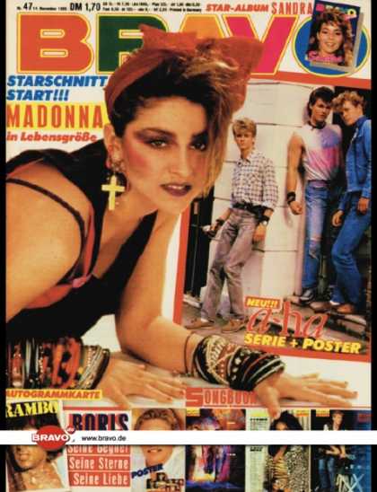 Bravo - 47/85, 14.11.1985 - Madonna
