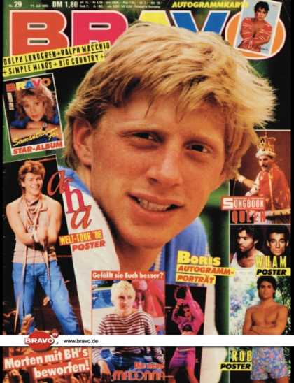 Bravo - 29/86, 11.07.1986 - Boris Becker
