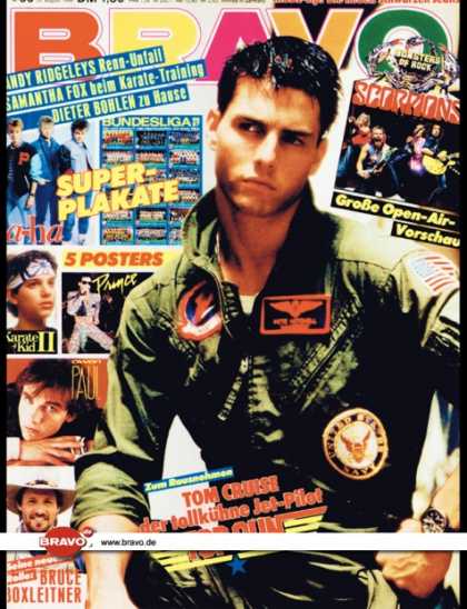 Bravo - 36/86, 28.08.1986 - Tom Cruise (Top Gun, Film)