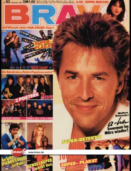 Bravo - 50/86, 04.12.1986 - Don Johnson (Miami Vice, TV Serie)