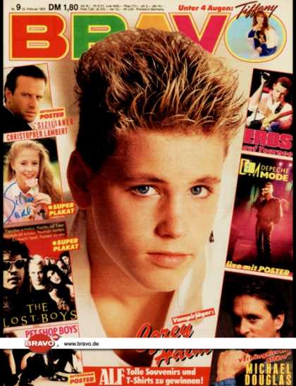 Bravo - 09/88, 25.02.1988 - Corey Haim (The Lost Boys, Film) - Tiffany - Eros Ramazzotti