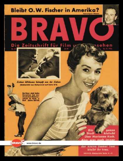 Bravo - 17/56, 16.12.1956 - Marianne Koch - O. W. Fischer