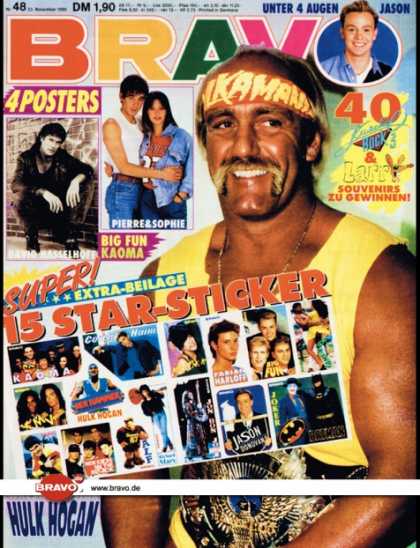 Bravo - AVO 48/89, 23.11.1989 - Hulk Hogan - Jason Donovan