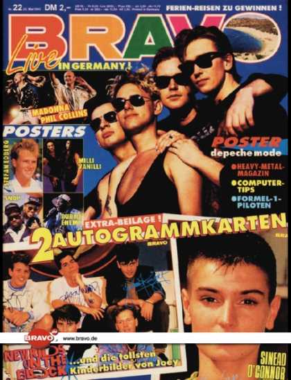 Bravo - 22/90, 23.05.1990 - Depeche Mode - Madonna - Phil Collins