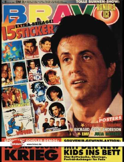Bravo - 06/91, 31.01.1991 - Sylvester Stallone