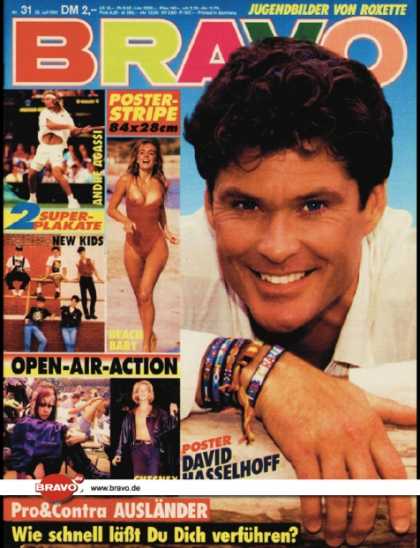 Bravo - 31/91, 25.07.1991 - David Hasselhoff
