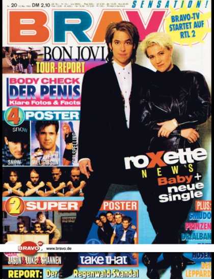 Bravo - 20/93, 13.05.1993 - Roxette - Bon Jovi