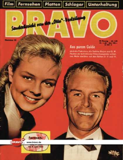 Bravo - 22/60, 24.05.1960 - Sabine Sinjen & O.W. Fischer