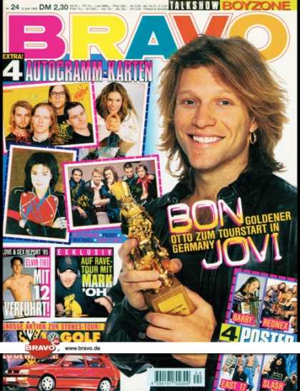 Bravo - 24/95, 08.06.1995 - Jon Bon Jovi - Mark 'Oh