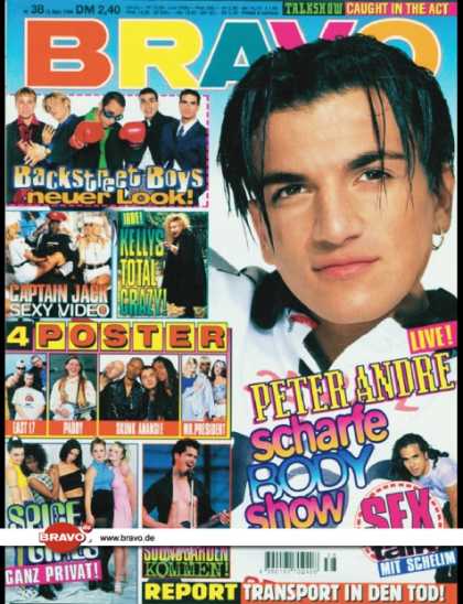 Bravo - 38/96, 12.09.1996 - Peter Andre - Backstreet Boys - Captain Jack - Kelly Family