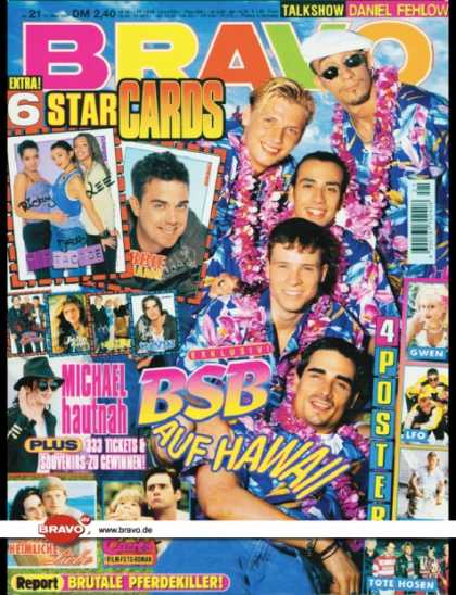 Bravo - 21/97, 15.05.1997 - Backstreet Boys - Michael Jackson - Kelly Family - Jim Carre