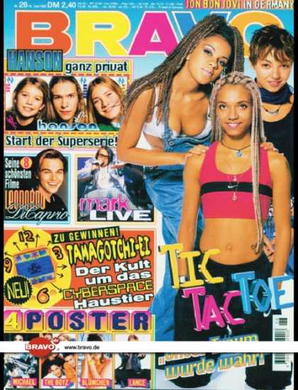 Bravo - 26/97, 19.06.1997 - Tic Tac Toe - Hanson - Tamagotchi - Leonardo DiCaprio - Mark
