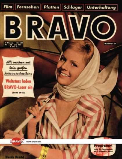 Bravo - 39/60, 20.09.1960 - Heidi Brï¿½hl