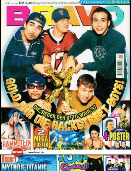 Bravo - 02/98, 08.01.1998 - Backstreet Boys - Rammstein -