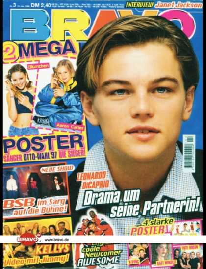 Bravo - 03/98, 15.01.1998 - Leonardo DiCaprio - Backstreet Boys - Kelly Family - Awesome