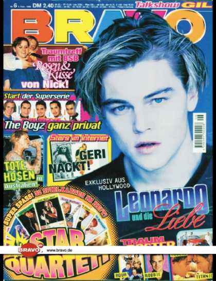 Bravo - 06/98, 05.02.1998 - Leonardo DiCaprio - Nick Carter (Backstreet Boys) - The Boyz