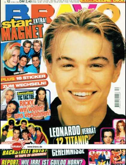 Bravo - 12/98, 19.03.1998 - Leonardo DiCaprio - Tic Tac Toe - Backstreet Boys -
