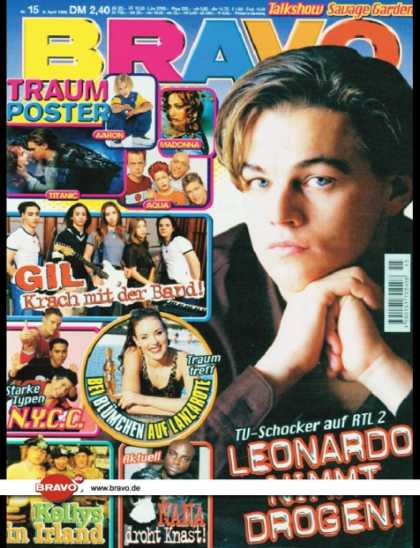 Bravo - 15/98, 08.04.1998 - Leonardo DiCaprio - Gil Ofarim - N.Y.C.C. - Blï¿½mchen - Ke
