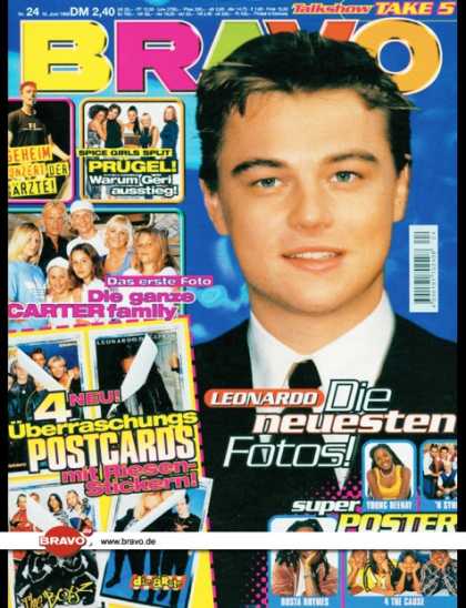 Bravo - 24/98, 10.06.1998 - Leonardo DiCaprio - Die ï¿½rzte - Spice Girls - Familie Ca