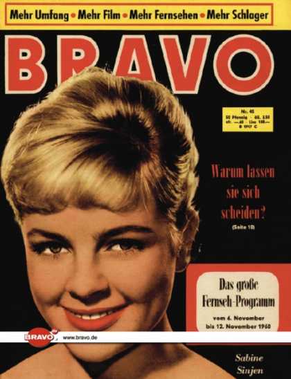 Bravo - 45/60, 01.11.1960 - Sabine Sinjen