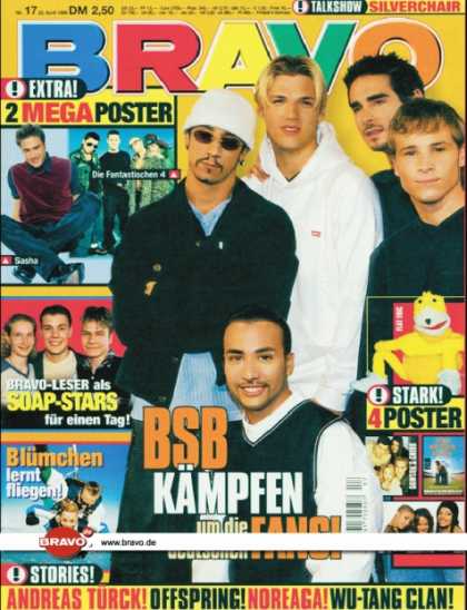 Bravo - 17/99, 22.04.1999 - Backstreet Boys - Jasmin Wagner (Blï¿½mchen) - Oliver Petzo