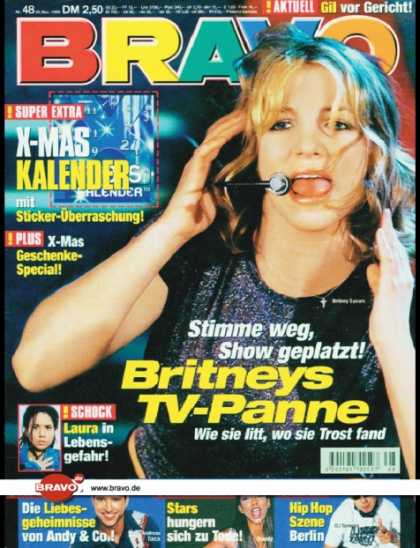 Bravo - 48/99, 24.11.1999 - Britney Spears - Laura Schneider - Andreas Tï¿½rck - Brandy