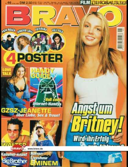Bravo - 46/00, 08.11.2000 - Britney Spears - Jeanette Biedermann - Walter Unterweger (B