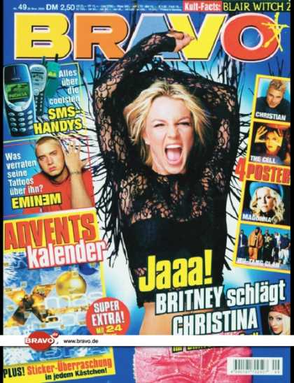 Bravo - 49/00, 29.11.2000 - Britney Spears - Eminem - Christina Aguilera