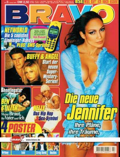 Bravo - 02/01, 03.01.2001 - Jennifer Lopez - David Boreanaz & Sarah Michelle Gellar (Buf