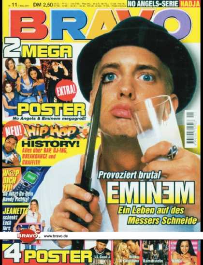 Bravo - 11/01, 07.03.2001 - Eminem - Hip Hop History - Jeanette Biedermann