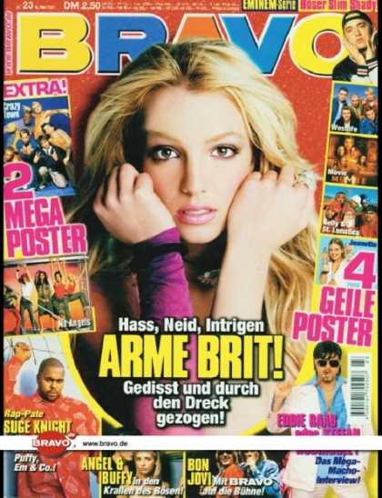 Bravo - 23/01, 30.05.2001 - Britney Spears - Suge Knight - Sarah Michelle Gellar & David