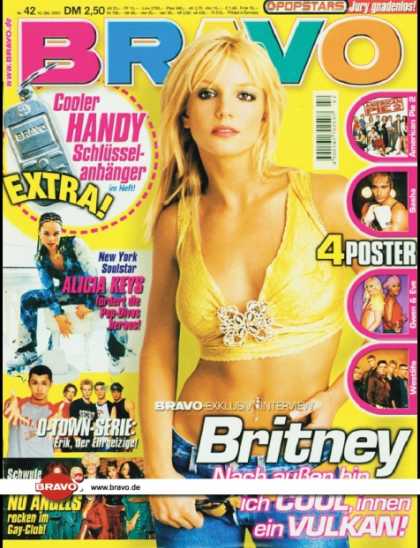 Bravo - 42/01, 10.10.2001 - Britney Spears - Alicia Keys - O-Town - No Angels -