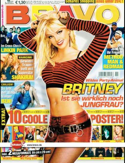 Bravo - 11/02, 06.03.2002 - Britney Spears - Linkin Park - Shakira - Ben - Method Man, R