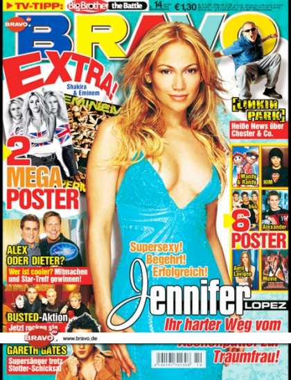 Bravo - 14/03, 26.03.2003 - Jennifer Lopez - Alexander Klaws, Dieter Bohlen (DSDS, TV S