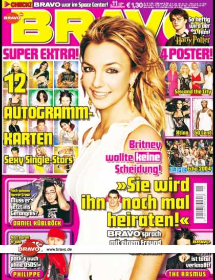 Bravo - 11/04, 03.03.2004 - Britney Spears - Daniel Kï¿½blbï¿½ck - Philippe Bï¿½hler