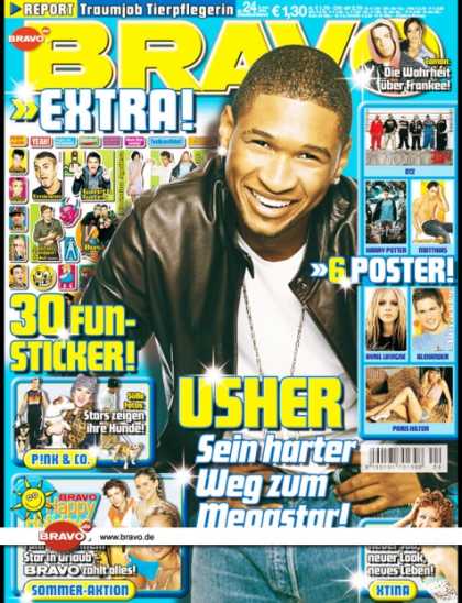 Bravo - 24/04, 02.06.2004 - Usher - P!nk - Eamon, Frankee - Christina Aguilera