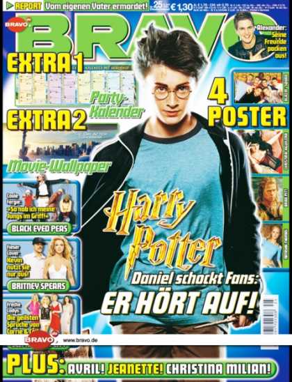 Bravo - 25/04, 08.06.2004 - Daniel Radcliffe (Harry Potter, Film) - Black Eyed Peas - Br