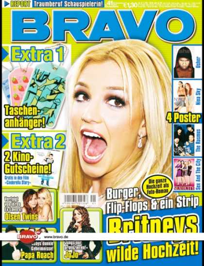 Bravo - 41/04, 29.09.2004 - Britney Spears - Mary-Kate & Ashley Olsen - Papa Roach - JoJ