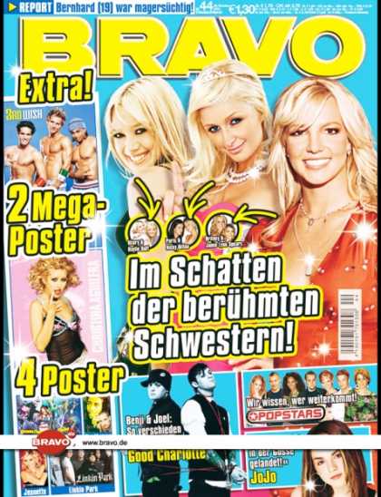 Bravo - 44/04, 20.10.2004 - Hillary Duff, Paris Hilton, Britney Spears - Good Charlotte