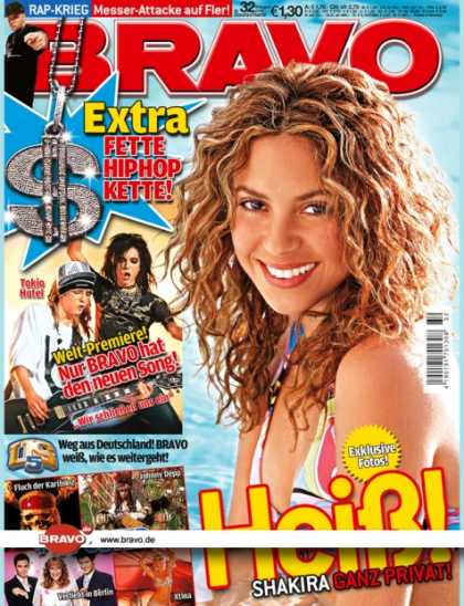 Bravo - 32/06, 02.07.2006 - Shakira - Tokio Hotel - US 5