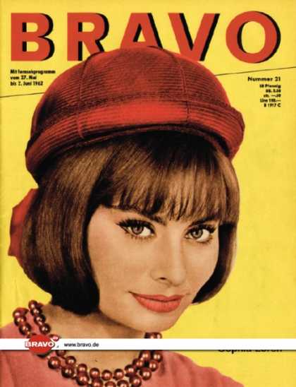 Bravo - 21/62, 22.05.1962 - Sophia Loren