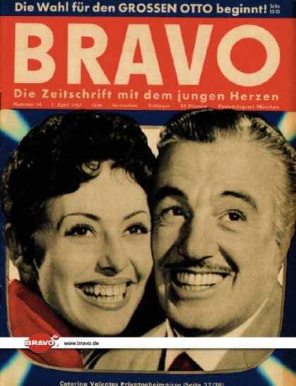 Bravo - 14/57, 05.04.1957 - Caterina Valente & Vittorio DeSica