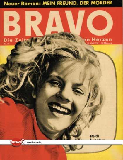 Bravo - 19/57, 10.05.1957 - Heidi Brï¿½hl