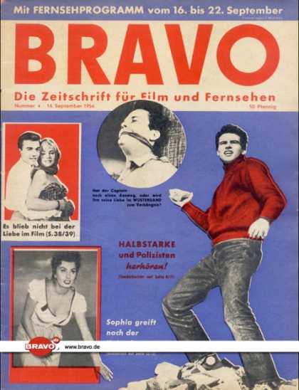 Bravo - 04/56, 16.09.1956 - Horst Buchholz - Sophia Loren