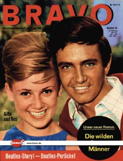 Bravo - 25/64, 16.06.1964 - Gitte & Rex Gildo