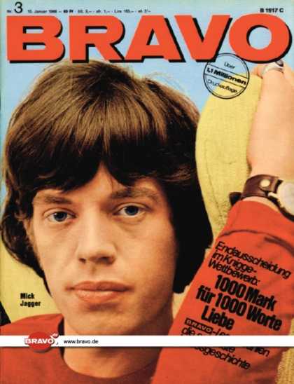 Bravo - 03/66, 10.01.1966 - Mick Jagger (Rolling Stones)