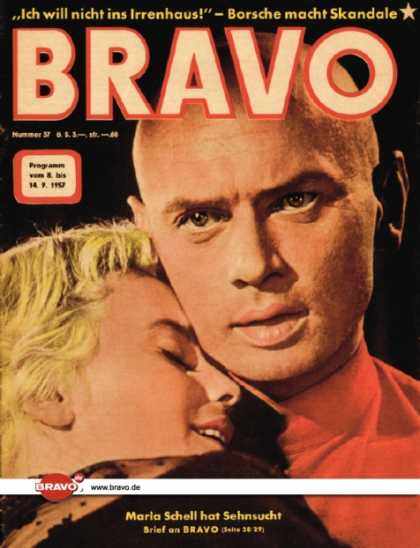 Bravo - 37/57, 03.09.1957 - Yul Brynner & Maria Schell