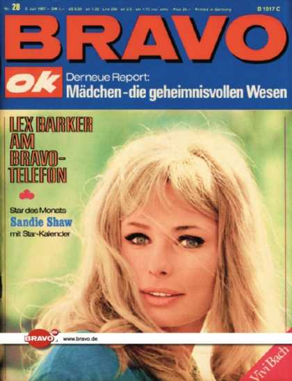 Bravo - 28/67, 03.07.1967 - Vivi Bach